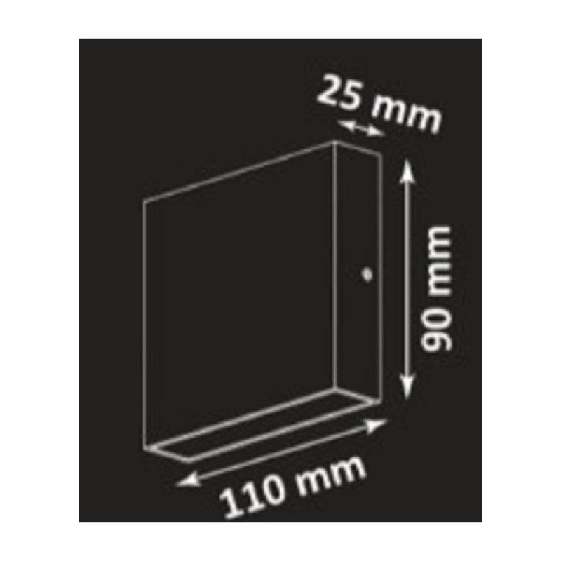 Вуличний світильник Goldlux 315670 Chicago Led 1x3.5W 4000K 250Lm IP44 WH