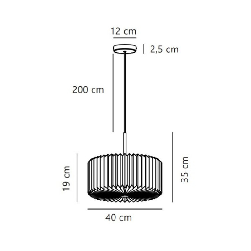 Подвесной светильник, люстра Nordlux 2612223003 Vivienne E27 1x15W IP20 черный