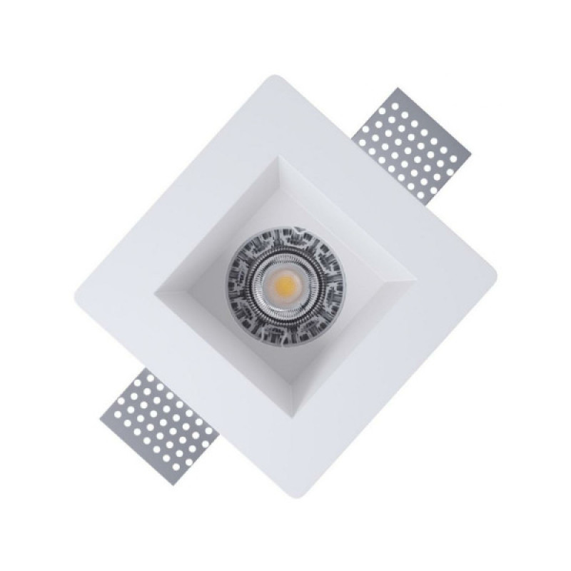 Точечный светильник Kloodi KD-GIPS SQ120 H60 GU10 1x10W IP20 Wh