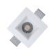 Точечный светильник Kloodi KD-GIPS SQ120 H60 GU10 1x10W IP20 Wh
