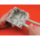 Ответвительная коробка DKC 53900 120х80х50мм с кабельными вводами IP55