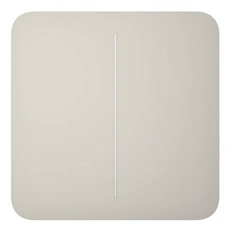 Клавиша умного выключателя 2кл Ajax 46020.144.OY SoloButton для LightSwitch устричная (29844)