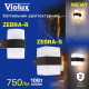 Світильник фасадний Violux ZEBRA-R 10W 4200K 750Lm ІР44 чорний ( 500440 )