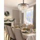 Люстра Nowodvorski 7616 Cristal M E14 9x25W IP20 черная