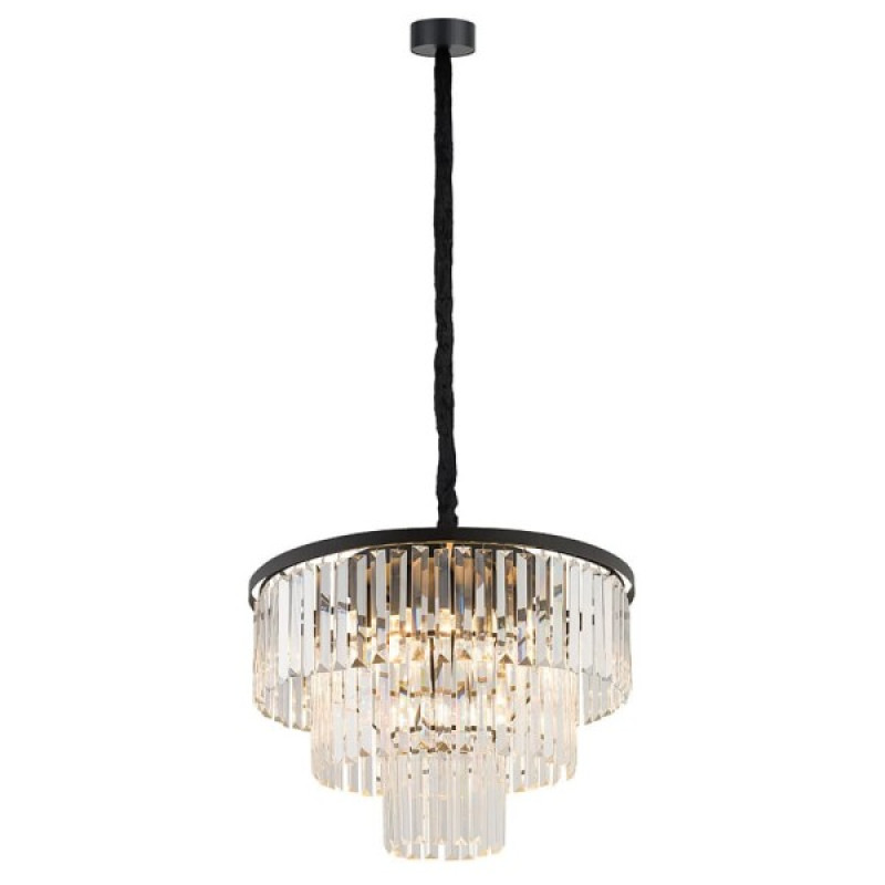Люстра Nowodvorski 7616 Cristal M E14 9x25W IP20 черная
