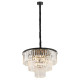 Люстра Nowodvorski 7616 Cristal M E14 9x25W IP20 черная