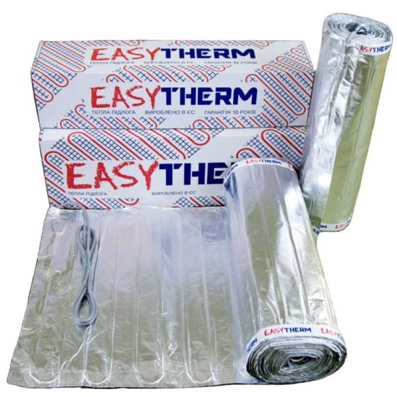 Нагрівальний двожильний мат EasyTherm з фольгою EMF 3.00 6м