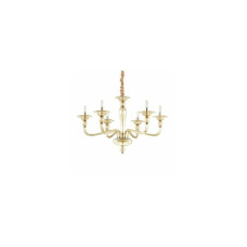 Люстра Ideal Lux 159942 Danieli E14 6x40W IP20 янтарная