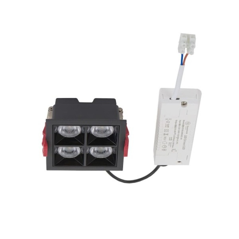 Точечный светильник Nowodvorski 10064 Midi LED 1x16W 4000K 1400Lm IP20 черный