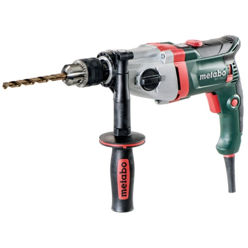 Дрель Metabo BEV 1300-2 (600574000) 2 скорости (с ключевым патроном)