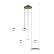 Люстра Nowodvorski 11398 Circolo LED 3x45W 3000K 1600Lm IP20 оливковая
