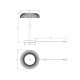Настільна лампа Zuma Line 5905316693043 Solvia LED 1x10W 3000K 650Lm IP20 чорна