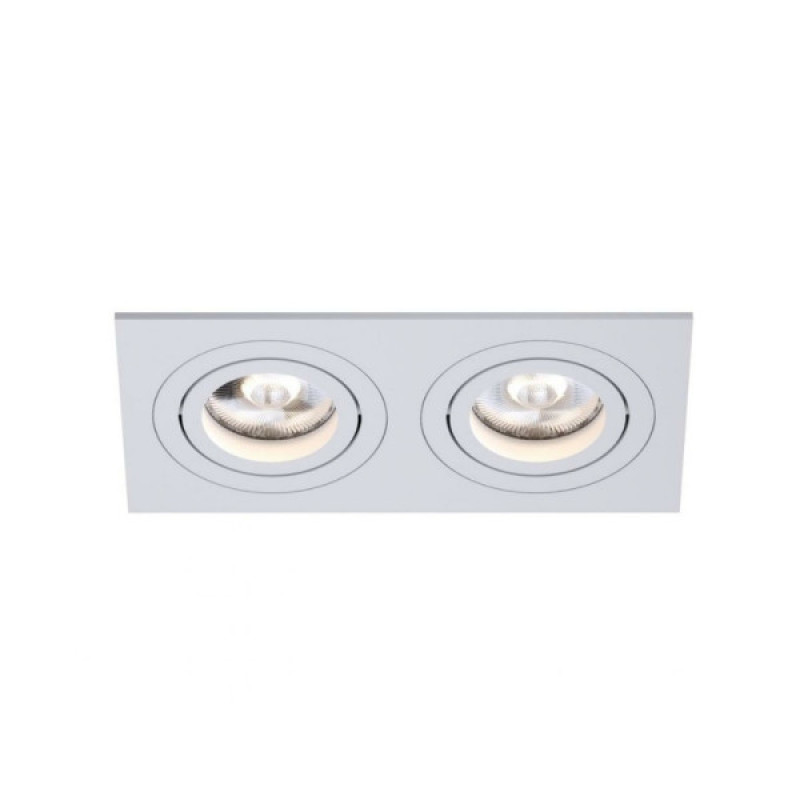 Точковий світильник Kloodi KD-BASE SQ92x175 GU10 2x10W IP20 Wh