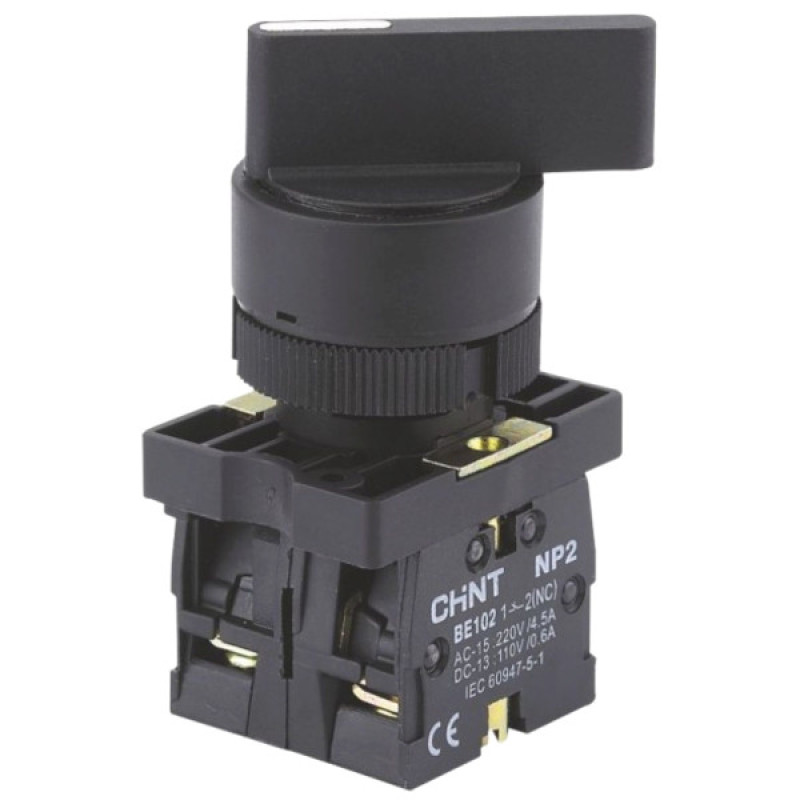 Переключатель Chint NP2-BJ33 3 положения с фиксацией 2NO IP40 (573996)