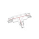 З'єднувач Nowodvorski 8241 CTLS Power T Connector Right 1 T-R1 білий