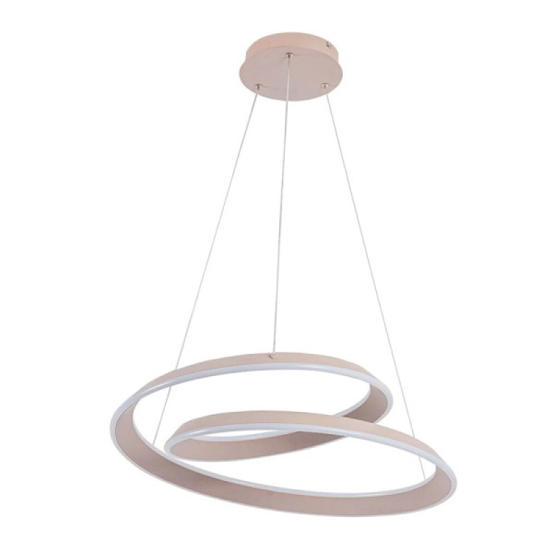 Підвісний світильник, люстра Goldlux 338167 Cashmere Twist LED 1x75W 4000K 10500Lm IP20 бежевий