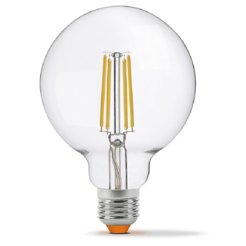 Диммируемая филаментная лампа Videx Filament G95FD E27 7Вт 4100K (VL-G95FD-07274)