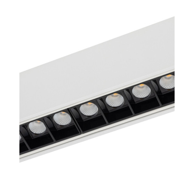 Магнитный трековый светильник Nowodvorski 11633 LVM Focus LED 1x9W 4000K 880Lm IP20 белый