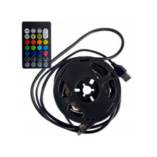 Светодиодная лента для подсветки телевизора Goldlux 321336 RGB 8W IP20 черная