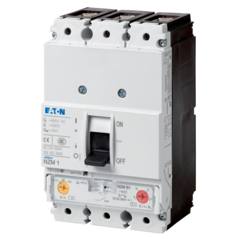 Силовий автомат Eaton NZMB1-M80 25кА 80A
