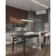 Подвесной светильник, люстра Nowodvorski 7535 Soft LED T8LED 1x16W 3000K 2300Lm IP20 графитовый