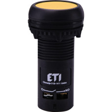 Моноблочная утопленная кнопка ETI 004771472 ECF-11-Y (1NO+1NC желтая)