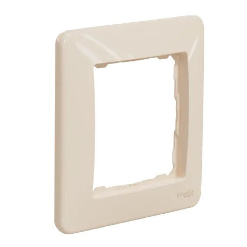 Рамка 1-постовая Schneider Electric Sedna Design бежевая SDD312801