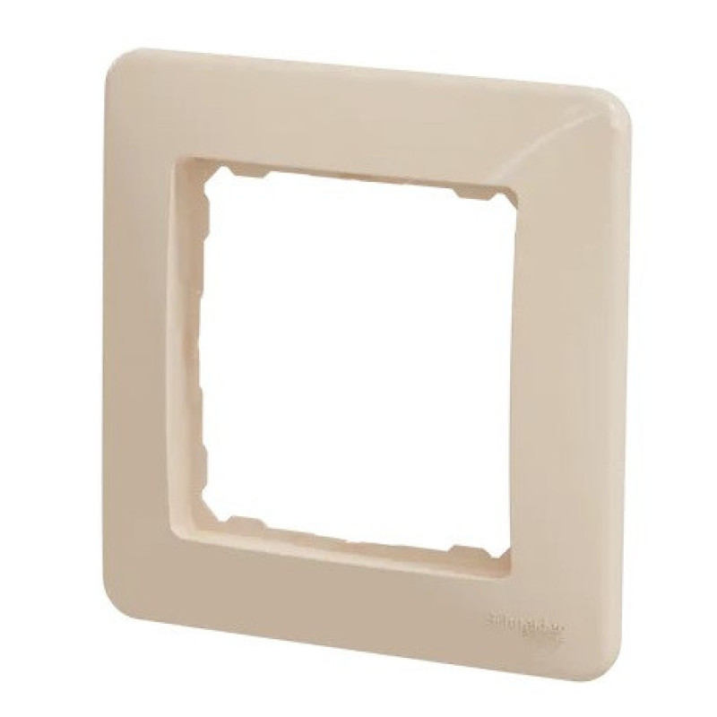 Рамка 1-постовая Schneider Electric Sedna Design бежевая SDD312801