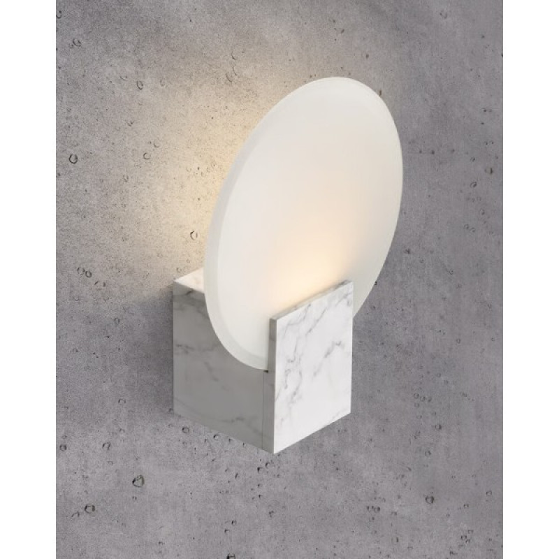 Бра для ванної, світильник Nordlux 2015391020 Hester LED 1x9.5W 3000K 900Lm IP44 білий