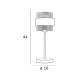 Настольная лампа Italux TB-27467-1-BK-GD Bans E27 1x40W IP20 черная