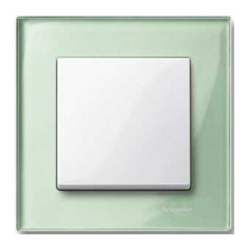 Рамка одинарна M-ELEGANCE glass зелена Merten, MTN404104
