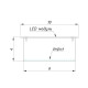 Точечный светильник для потолка Грильято Imperium Light 724110.01.91 Griliato Led 1x10.5W 3000K IP20 Белый