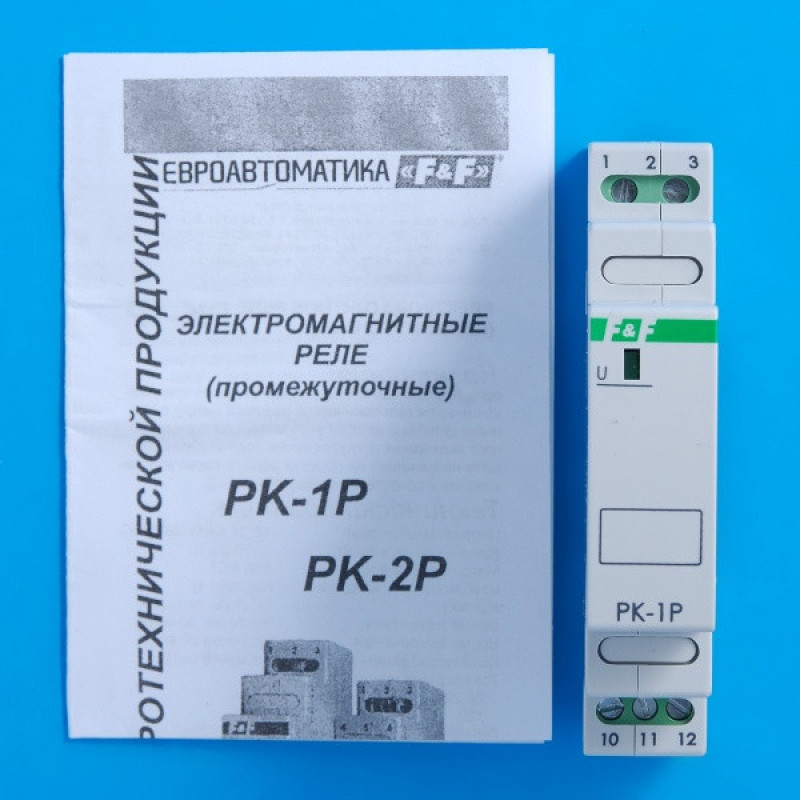 Допоміжне реле F&F PK-1P-230V
