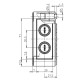 Влагозащищенная клеммная коробка Spelsberg RKK 4/05-5х4² (sp60540401) IP66 с клеммником