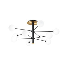 Люстра Ideal Lux 273693 Cosmopolitan G9 10x15W IP20 черная