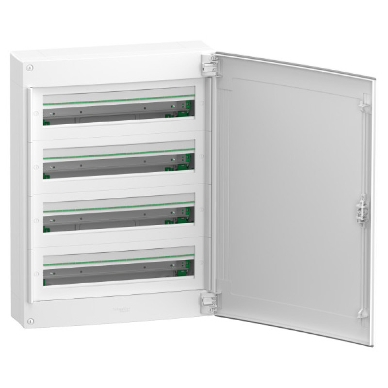 Навесной щит Schneider Electric PrismaSeT XS LVSXQ424 4 ряда 96М белые двери