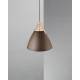 Підвісний світильник, люстра Nordlux 84343009 Strap E27 1x40W IP20 коричневий