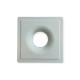 Гипсовый точечный врезной светильник Oledim 7771368 TS5 GYPSUM GU10 1x10W IP20 Белый