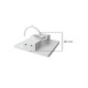 Гипсовый точечный врезной светильник Oledim 7771368 TS5 GYPSUM GU10 1x10W IP20 Белый