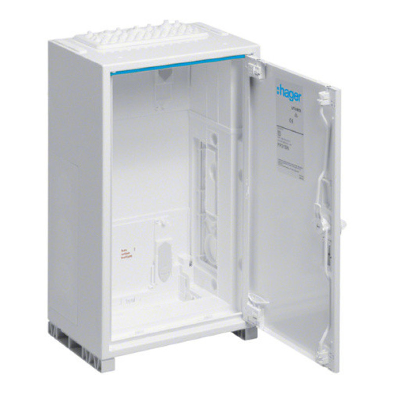 Напольный щит металлический Hager Univers IP44/II 2 секции