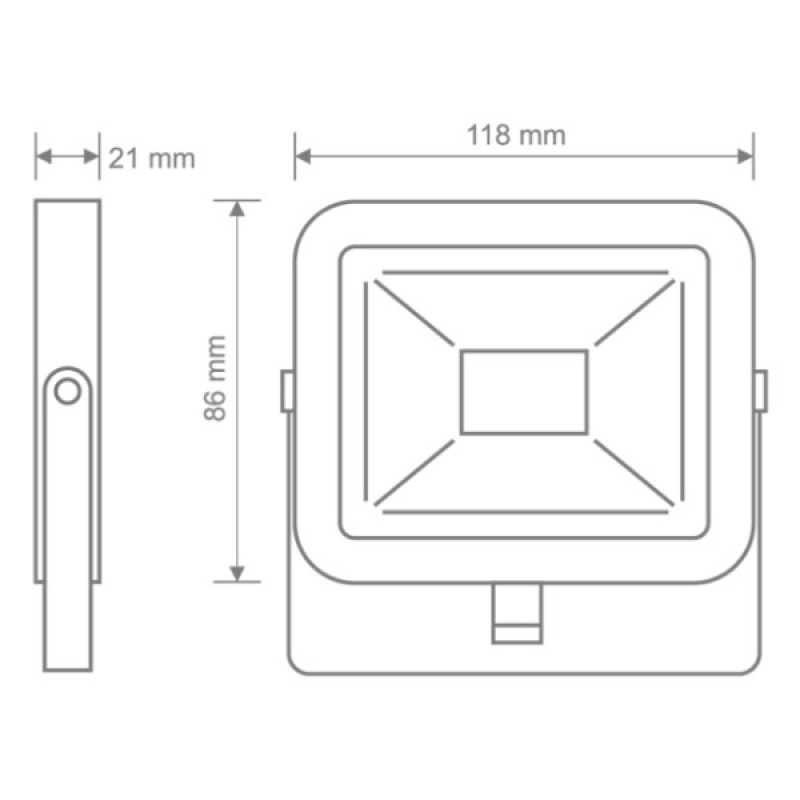 LED прожектор Maxus FL-02 10Вт 5000K (1-MFL-02-1050)