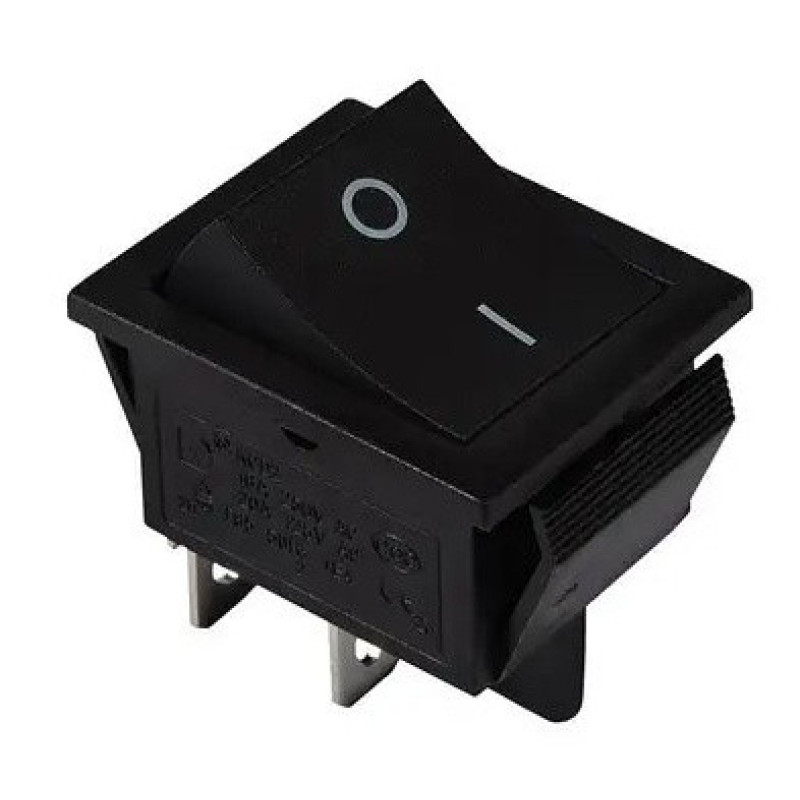 Переключатель TNSy KCD2-202 B/B черный (TNSy5500778)
