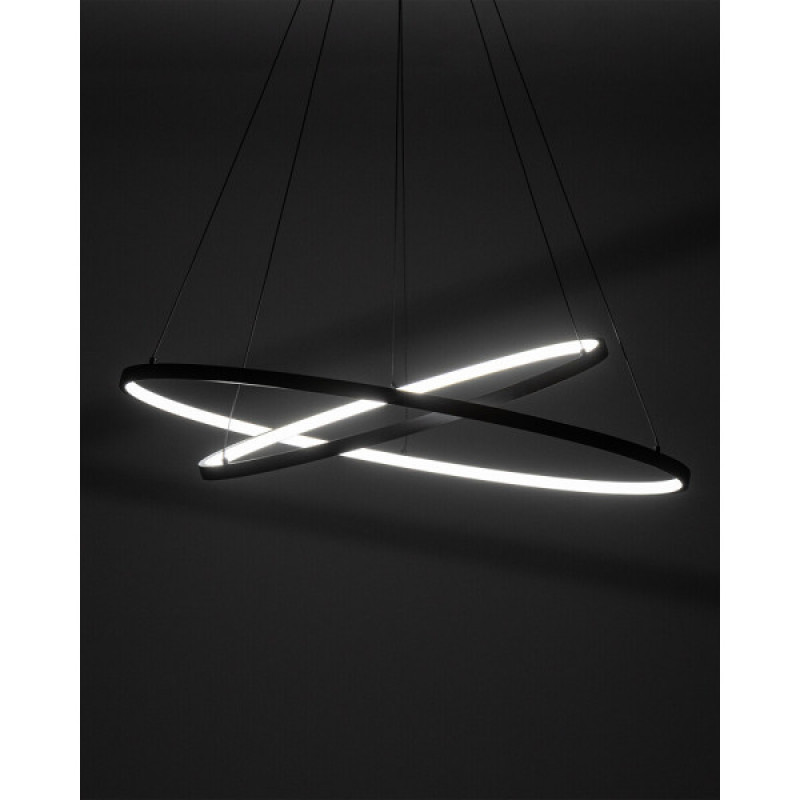 Люстра Nowodvorski 10814 Circolo LED 2x35W 3000K 1200Lm IP20 черная