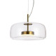 Подвесной светильник, люстра Italux PND-17760B-BRSS-CL Caste LED 1x10W 3000K 850Lm IP20 золотой