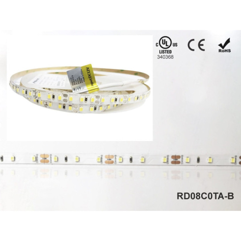 LED стрічка RISHANG 128-2835-24V-IP20 12W 1578Lm 4000K 5м (RD00C8TC-A-NW)