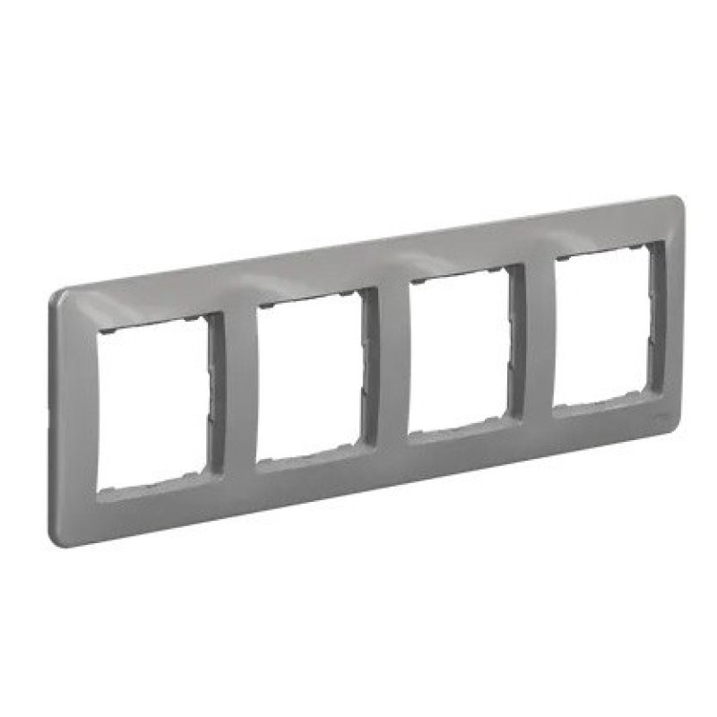 Рамка 4-местная Schneider Electric Sedna Design алюминий SDD313804