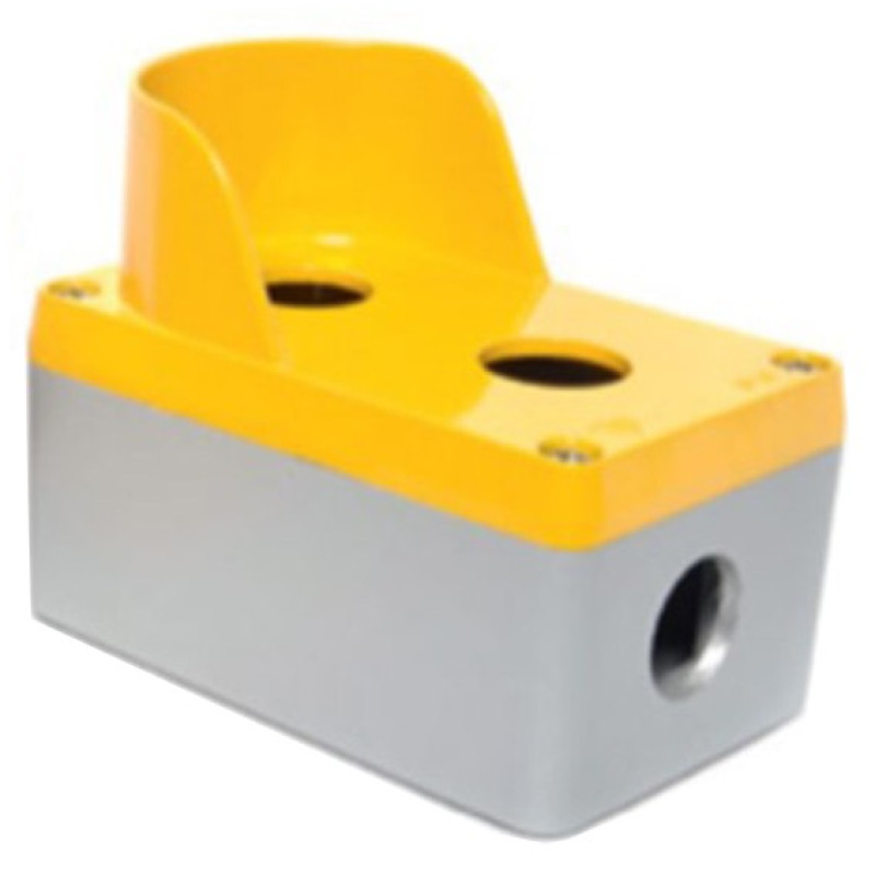 Алюминиевый кнопочный пост с козырьком TP Electric 3390-831-0600 72x112x57мм IP67