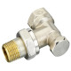 Угловой запорный клапан Danfoss 003L0123 RLV-S (вход 1/2'' выход 1/2'')