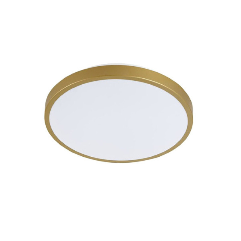 Світильник стельовий Goldlux 318008 Kern Led 1x24W 4000K 2500Lm IP20 Gold