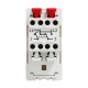 Перехресний вимикач Schneider Electric Unica New NU310544 1-клавішний 10А 1м бежевий